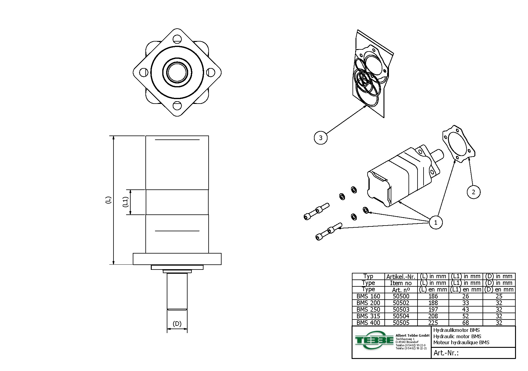 Hydr motor BMS